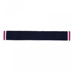 Long Winter Scarf | Navy/Pink/White