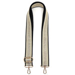 Lurex Bag Strap | Gold & Black