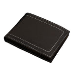 Men's Leather Bifold Wallet | Black