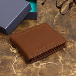 Men's Leather Bifold Wallet | Fossil Brown