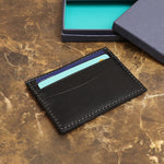 Men's Leather Card Holder | Black