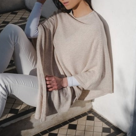 Mia Poncho | Beige