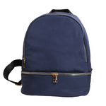 Recycled Polyester Backpack | Navy/Orange