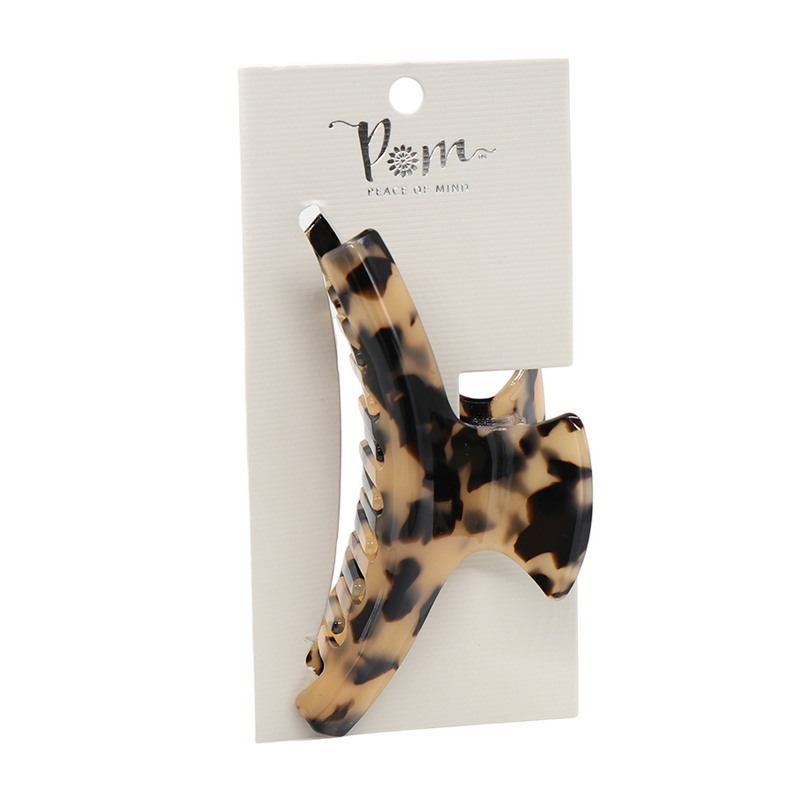 Tortoiseshell Hair Claw | Caramel/Black