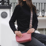 Vegan Leather Camera Bag | Heather Pink