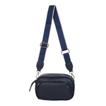 Vegan Leather Clutch & Handbag | Navy