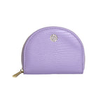 Vegan Leather Half Moon Coin Purse | Lilac