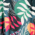 Vine Print Kimono | Sea Green Mix