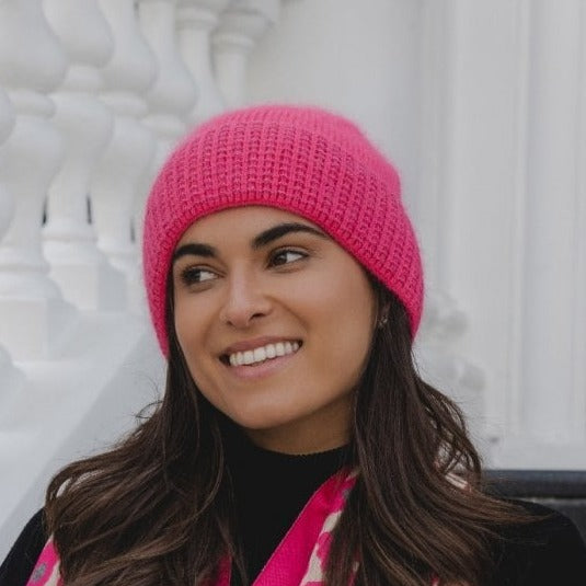 Winter Beanie Hat | French Pink