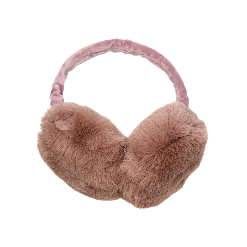Women's Faux Fur Ear Muffs | Dusky Pink