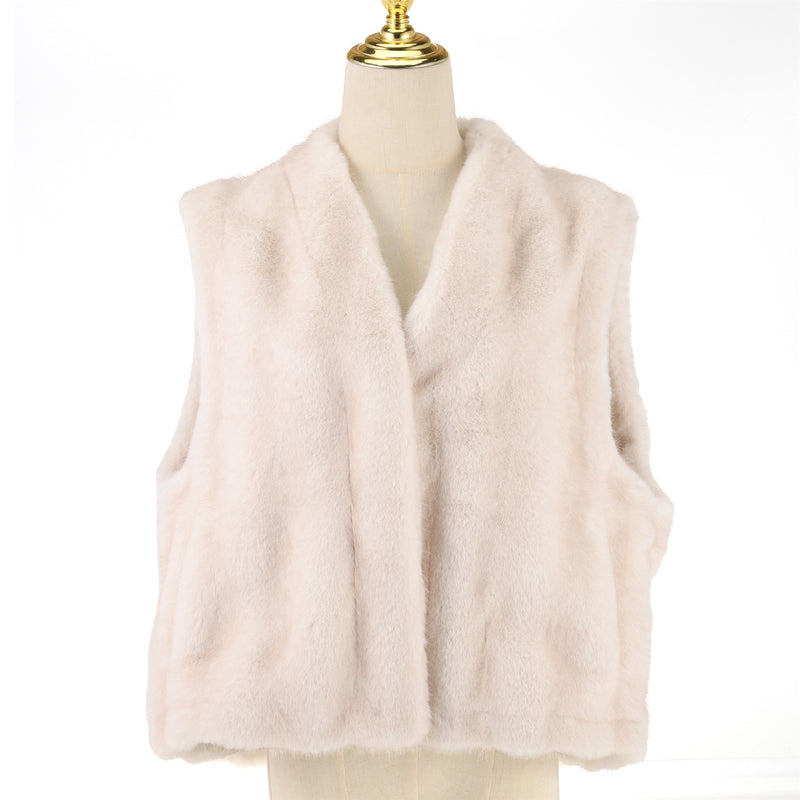 Women's Faux Fur Gilet | Winter White