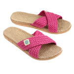 Woven Summer Sliders | Pink