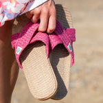 Woven Summer Sliders | Pink