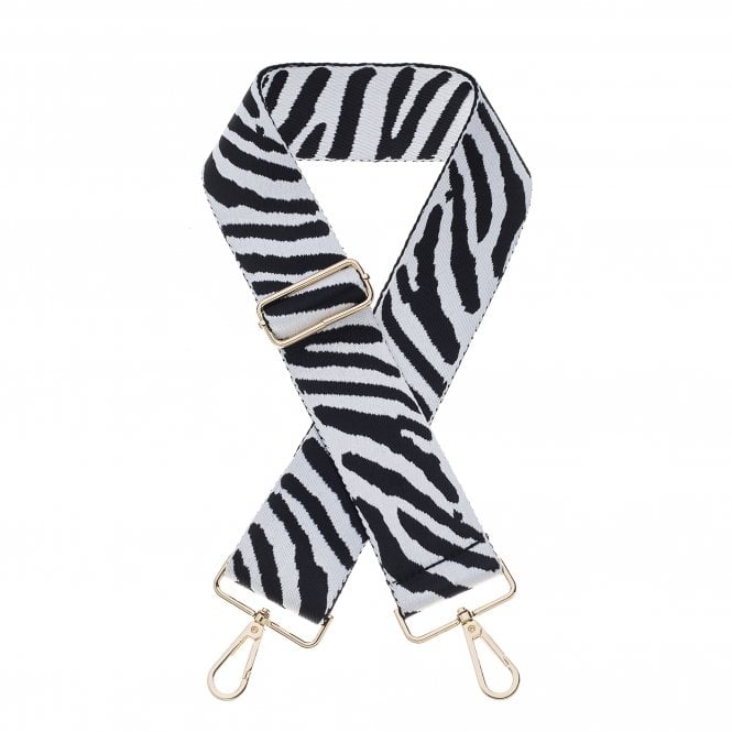 Zebra Print Bag Strap