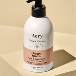 Happy Space Hand & Body Wash | Rose Geranium & Amber | 300ml