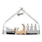 Bark Crib Nativity Scene Decoration