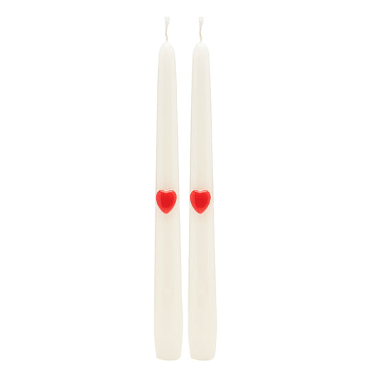 3D Romance Taper Candles | Set of 2 | 25cm