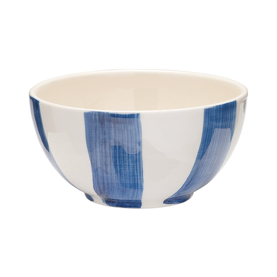 Ceramic Marinière Breakfast Bowl | 15cm
