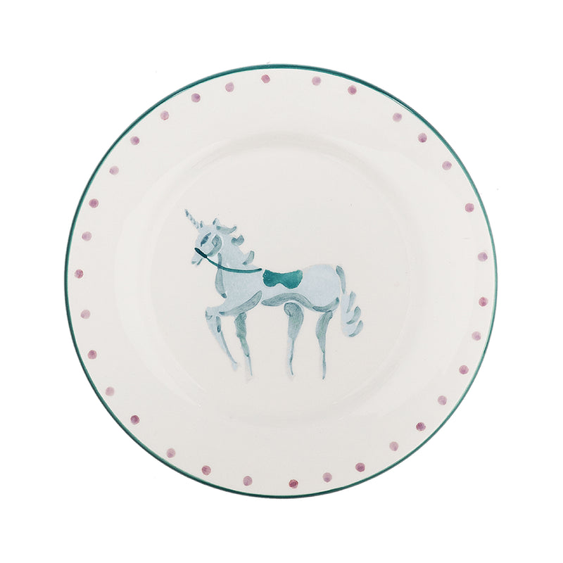 Ceramic Pegasus Breakfast Plate