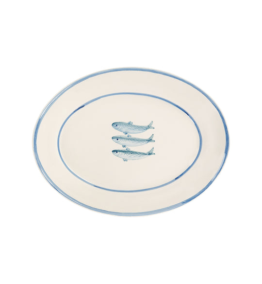 Ceramic Sardine Serving Platter | 47cm