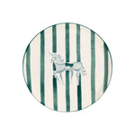 Ceramic Striped Pegasus Cake Platter