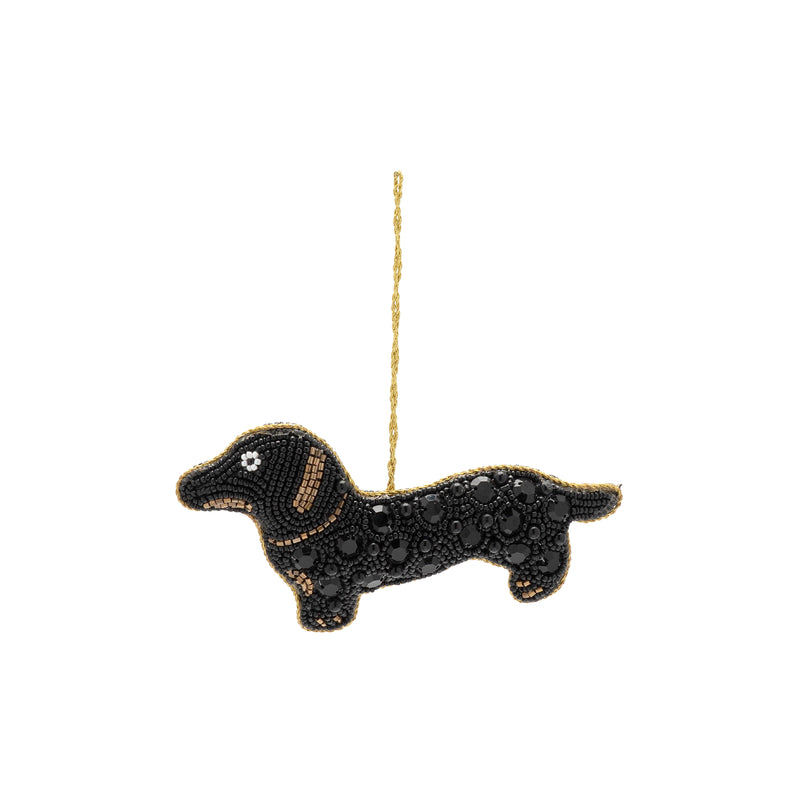 Dachshund Hanging Christmas Tree Decoration