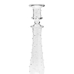 Dioni Taper Candle Holder | Glass | 24cm