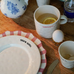 'Drama Queen' Breakfast Plate | White