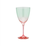 Faded Wine Glass | Green