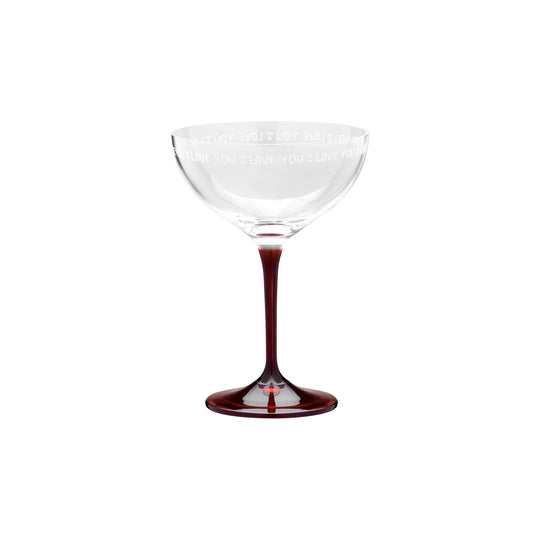 'I Love You' Champagne Glass