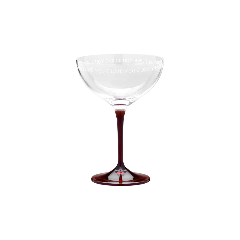 'I Love You' Champagne Glass