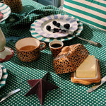 Leopard Print Butter Dish
