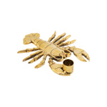 Lobster Taper Candle Holder | Brass