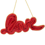 'Love' Hanging Christmas Tree Decoration