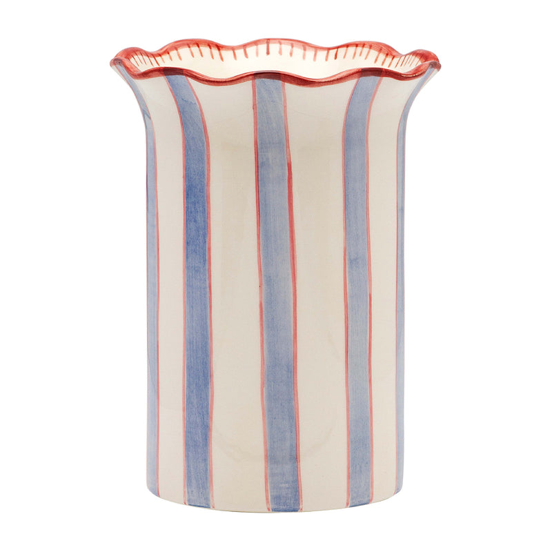 Magical Sky Ceramic Vase | Blue & Red