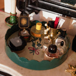 Mistletoe Scalloped Serving Tray | Green