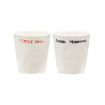 'Perfect Morning' Ceramic Coffee Cups | Set of 2