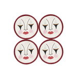 Pierrot Coasters | Set of 4