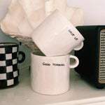 'Shut Up' Ceramic Mug | White