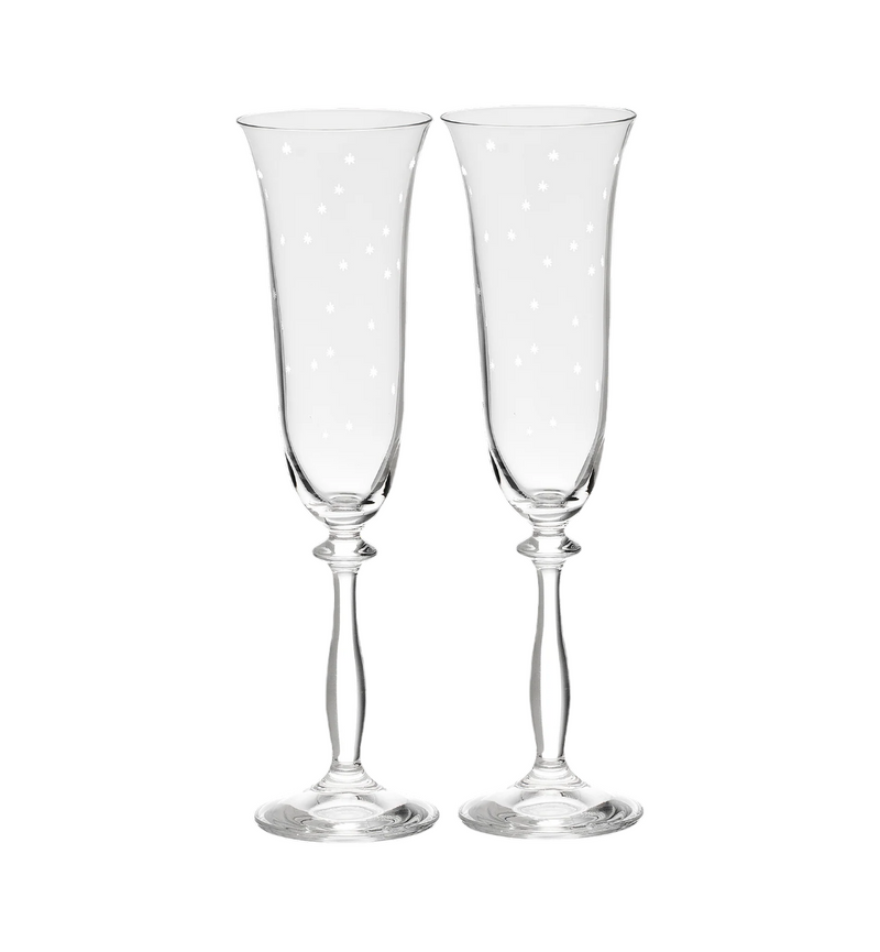 Starry Eve Champagne Flutes | Set of 2