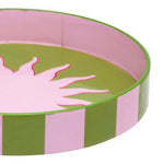 Sunshine Tray | Pink & Green