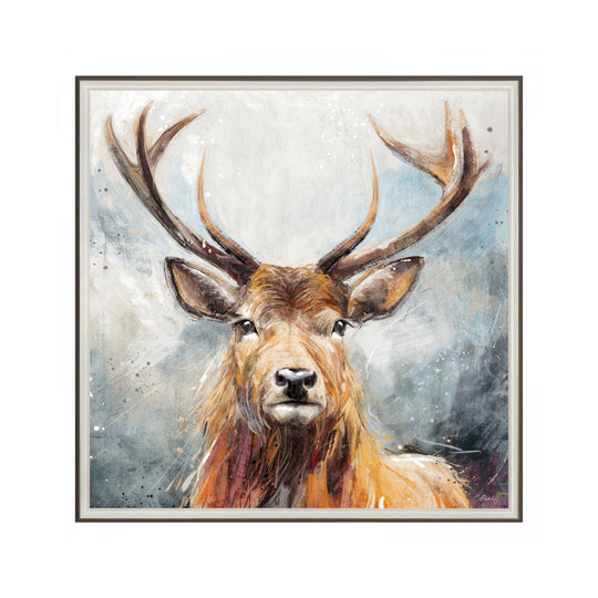 'Looking On' Framed Canvas | Charlotte Oakley | 85x85cm