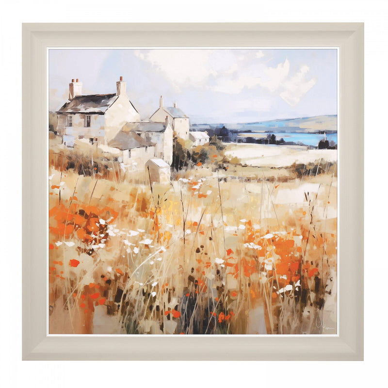 'Meadow Retreat' Wall Art | Ulyana Hammond | 70x70cm