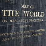 'World Traveller Map' Wall Art | Wild Apple