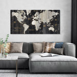 'World Traveller Map' Wall Art | Wild Apple