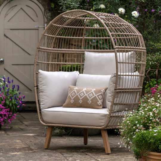 Outdoor Avena Egg Chair | Natural