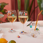Beetle-Shaped Glass Markers | Set of 8