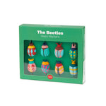 Beetle-Shaped Glass Markers | Set of 8