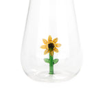 Botanical Sunflower Glass Bottle | 1L