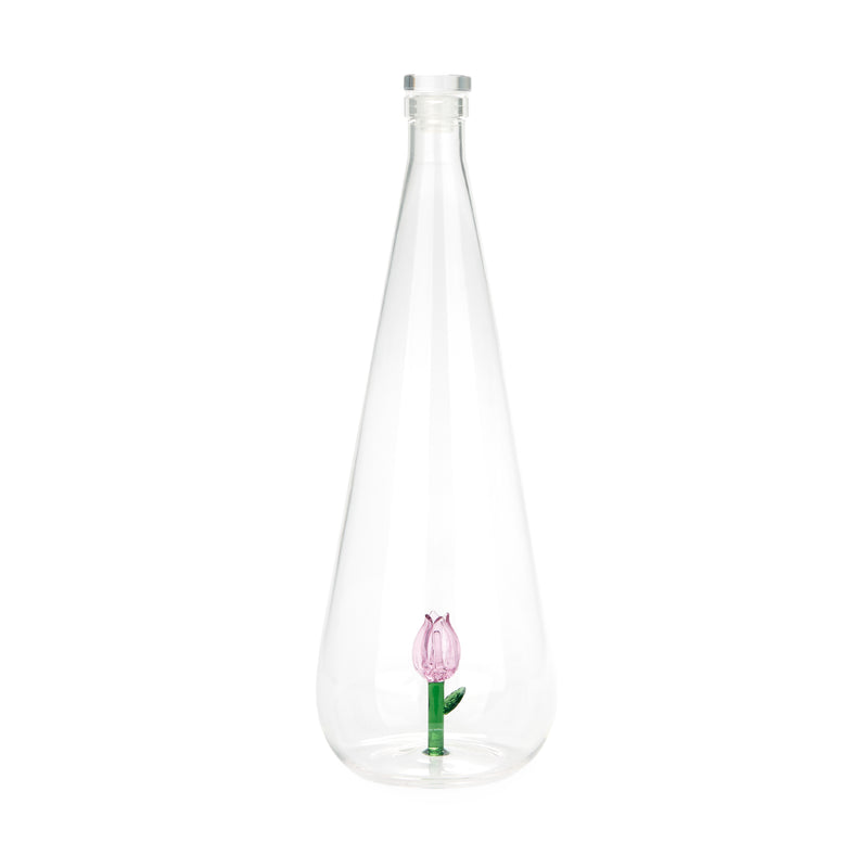 Botanical Tulip Glass Bottle | 1L